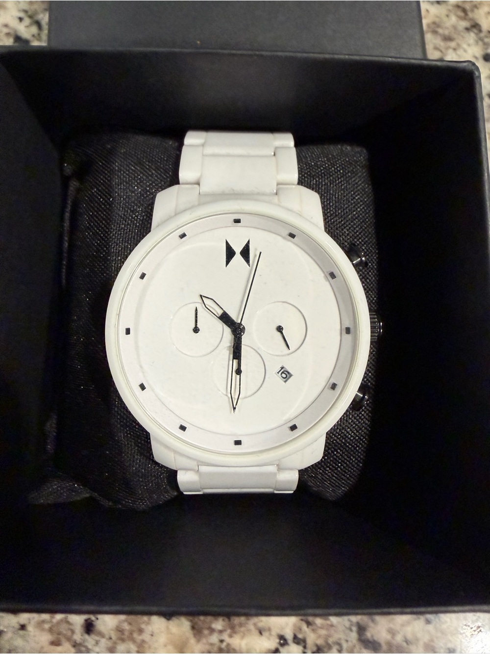 MVMT White Ceramic Chronograph Men's Watch